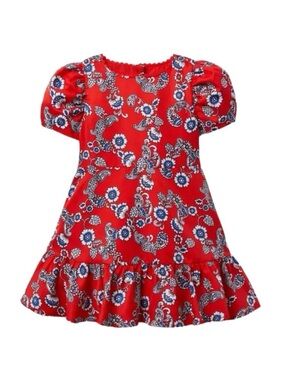 Janie and jack paisley floral dress size 5